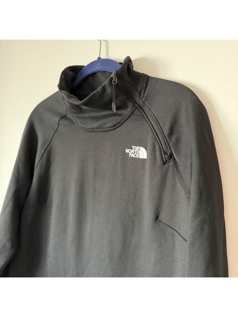 The North Face Black Canyonlands 1/4 Zip Sweatshirt Medium Lightweight Fleece Li - Picture 4 of 7